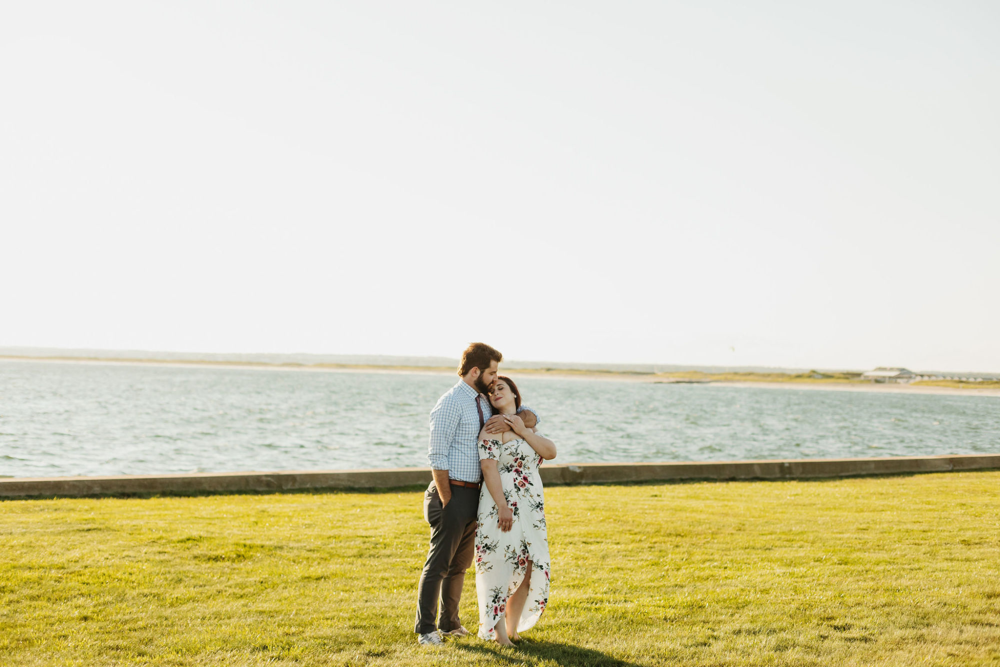 hudson valley wedding photographer, sunset engagement photos, rhode island, beach photos, featured