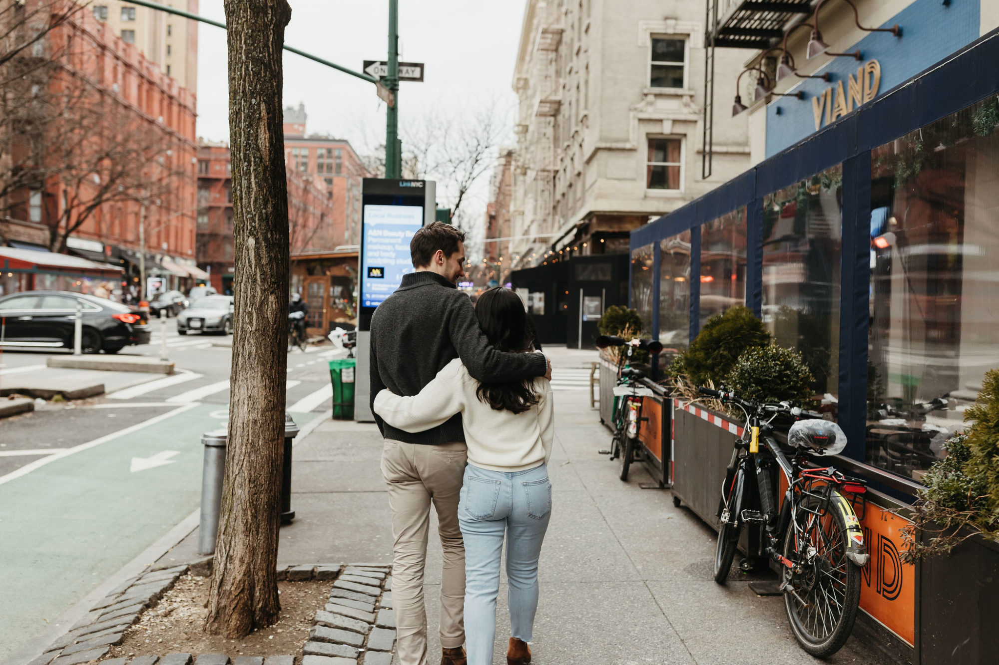 city engagement, urban photography, couples portraits, New York CIty Engagement session, street engagement photos, casual engagement photos, urban engagement photos, brownstone photoshoot, hudson valley wedding photographer, wedding photographer, 