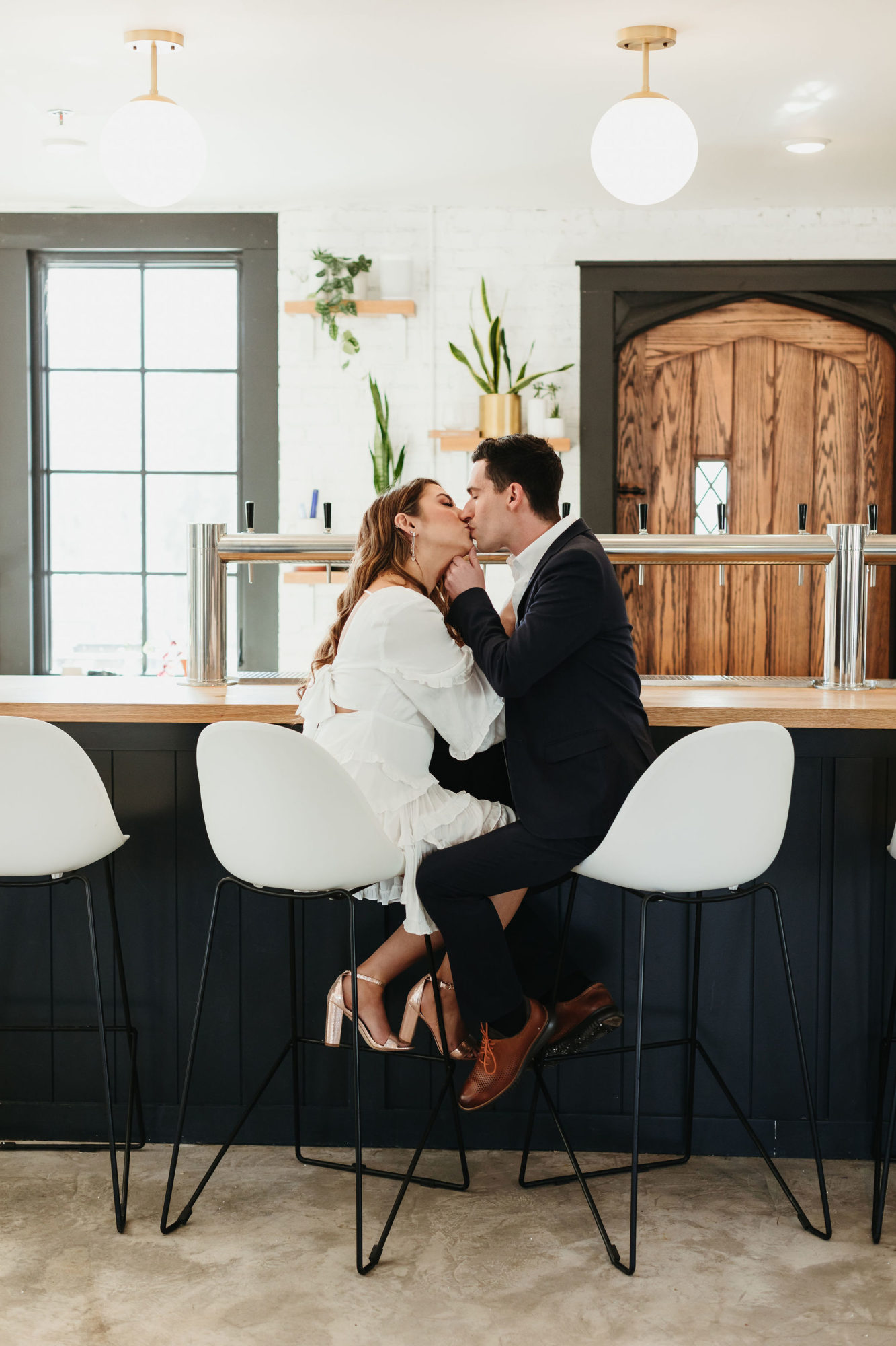 modern engagement photos, engagement photoshoot, couples photo, brewery engagement photos, hudson valley wedding photographer, Catskills wedding photographer, engagement outfit inspiration