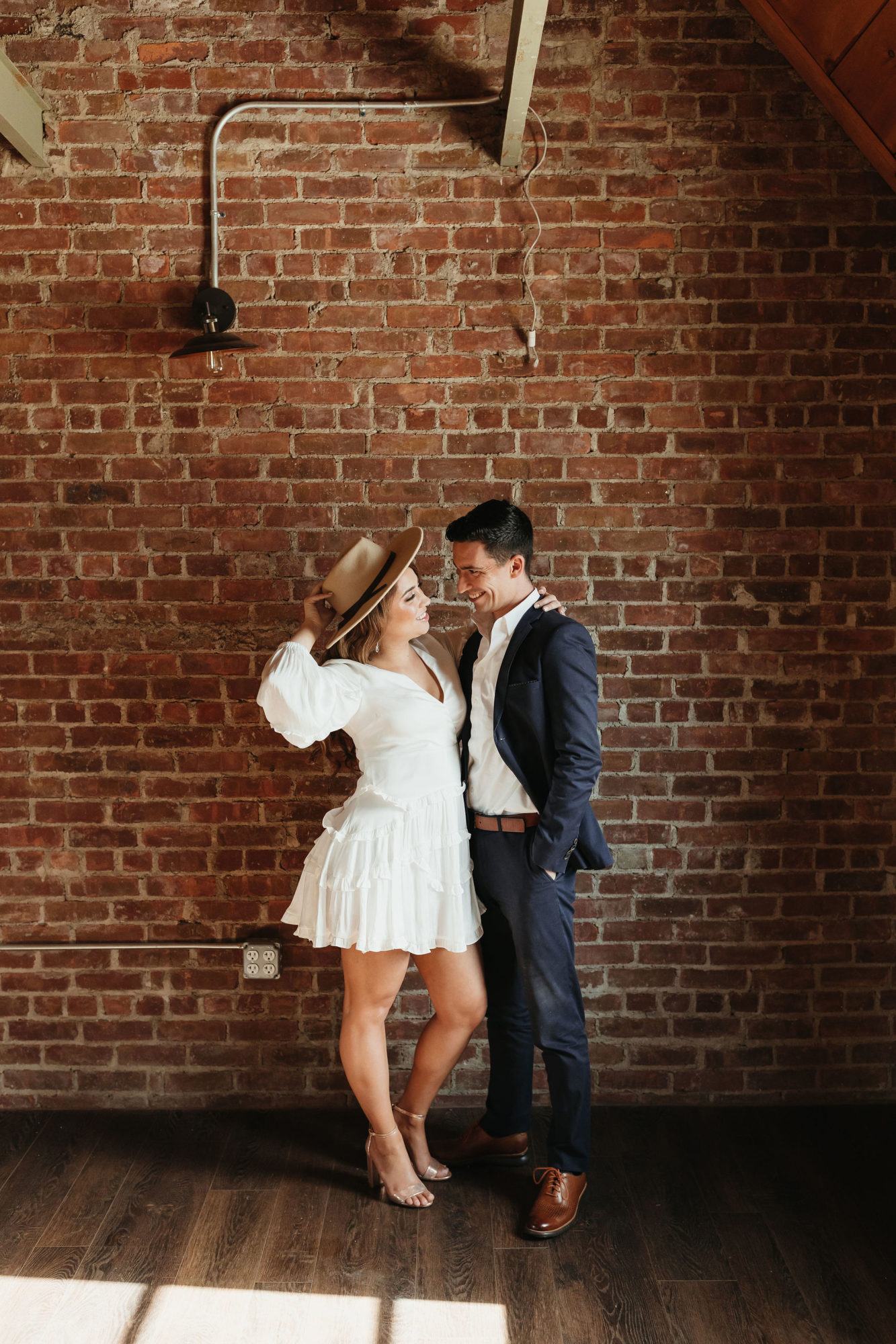 modern engagement photos, engagement photoshoot, couples photo, brewery engagement photos, hudson valley wedding photographer, Catskills wedding photographer, engagement outfit inspiration